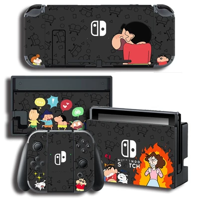 Защитная Наклейка Crayon Shin chan Skins s для консоли Nintendo Switch NS + контроллер наклейка