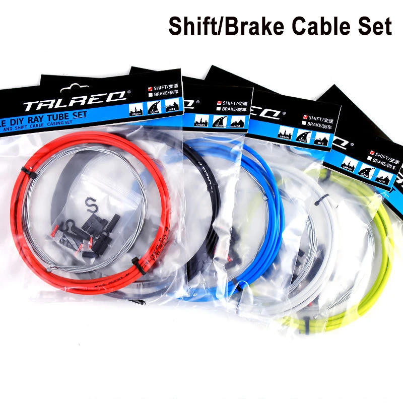Bicycle Shift Gear Derailleur/Brake kits Wire Tube Line Hose Basic Brake/Shift Cable&ampHousing Group Sets For MTB Bike Road | Спорт и