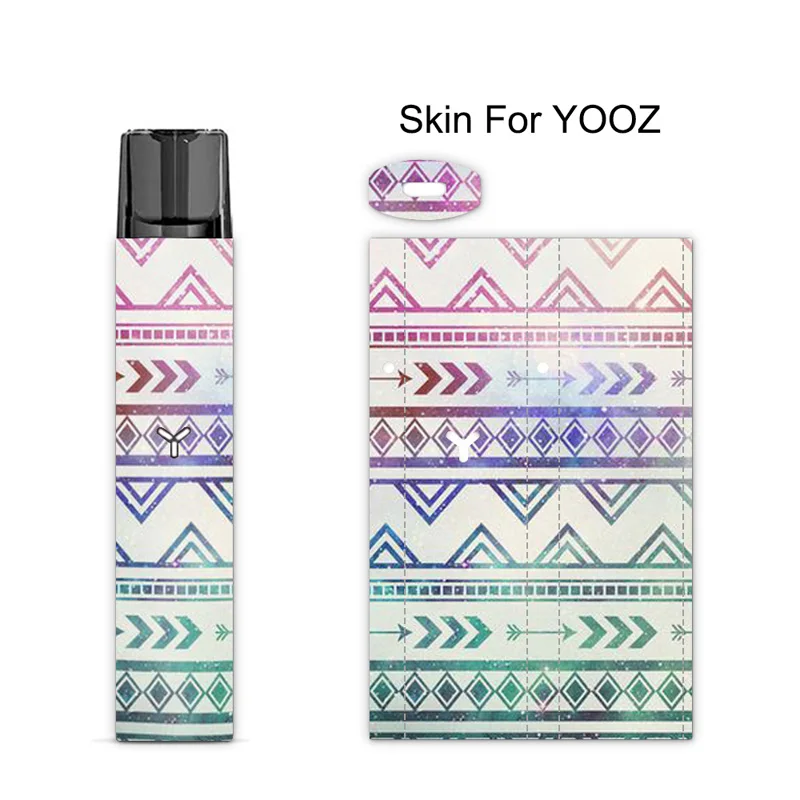 1 Камуфляжная наклейка печать кожи для YOOZ крышка пленка чехол для YOOZ электронная сигарета - Цвет: 1