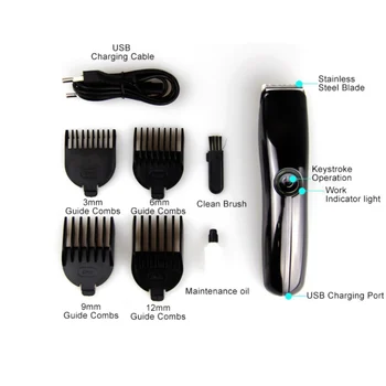 

4 in 1 USB Charging Self-help Type Electric Hair Clipper Hair Clipper Hair Shaver