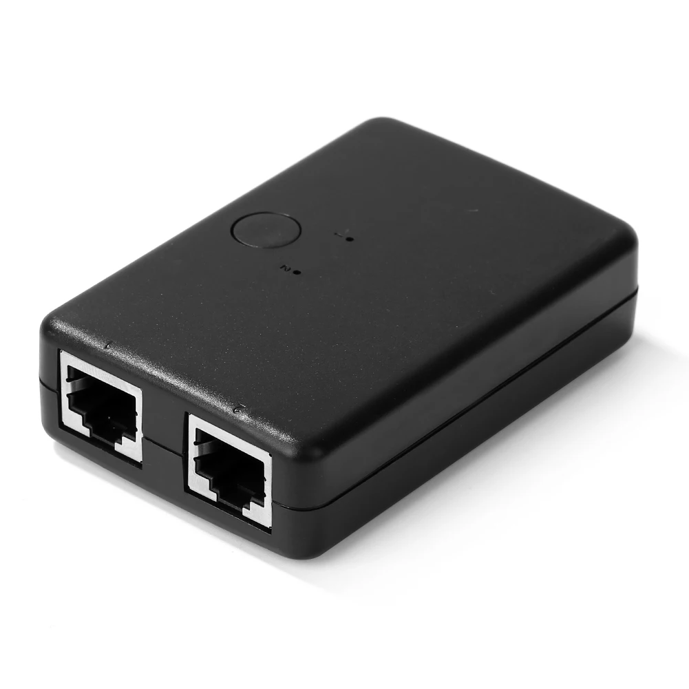 Mini 2 Port Desktop 1000 Mbps Network Switch Rj45 Lan Switcher With Usb Cable For