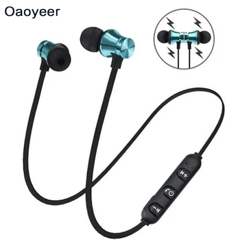 

Bluetooth Earphone XT11 Sports Running Wireless Bluetooth Magnetic Music Headset With Mic For IPhone 8 X 7 Huawei A2