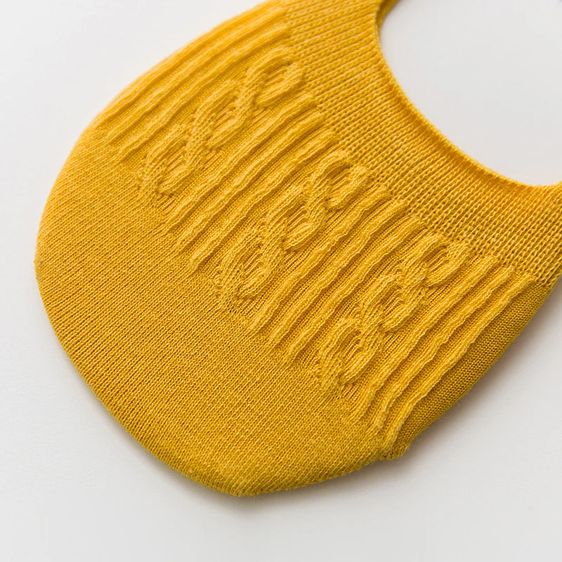 New Lady Casual Breathable Ankle Boat Socks Girls Fashion Invisible Non-slip Cotton Socks Women Low Cut Candy Color Socks 5 Pair - Image 6