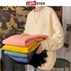 LAPPSTER-Sudadera con capucha para hombre, ropa informal japonesa de gran tamaño de 22 colores, estilo Harajuku, moda coreana, Otoño, 2022 ► Foto 1/6