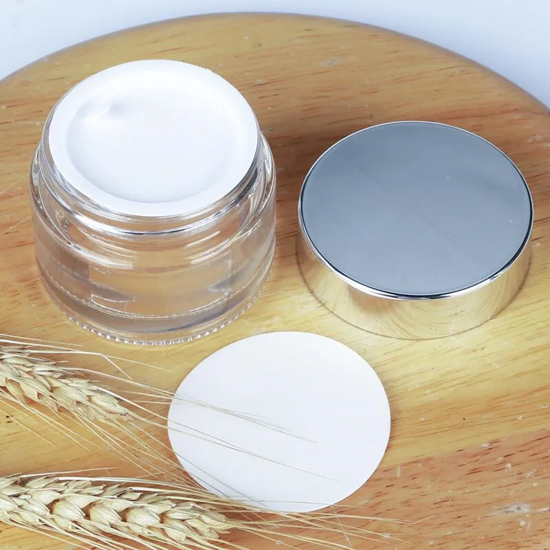 Barattoli Di Vetro 15 Pezzi - 57ml Con Coperchio Argentato, Per Creme, Cosmetici E Bellezza - Foto 12