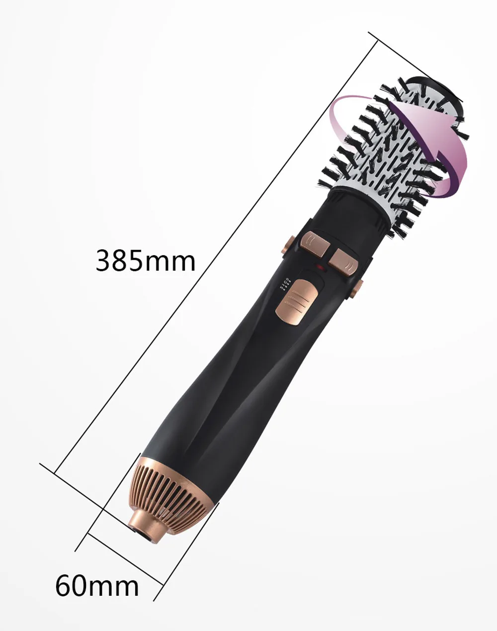 secador cabelo elétrico escova um passo ventilador