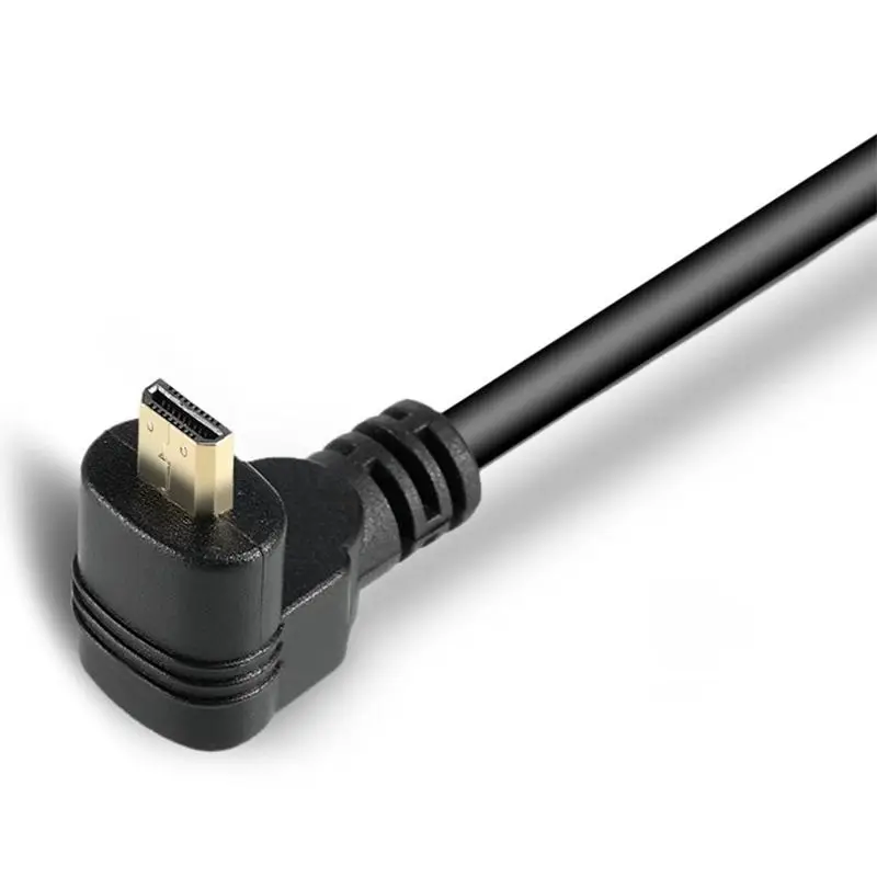 30 см Micro-HDMI под прямым углом папа-HDMI папа(90 градусов)-Поддержка 4k(тип B