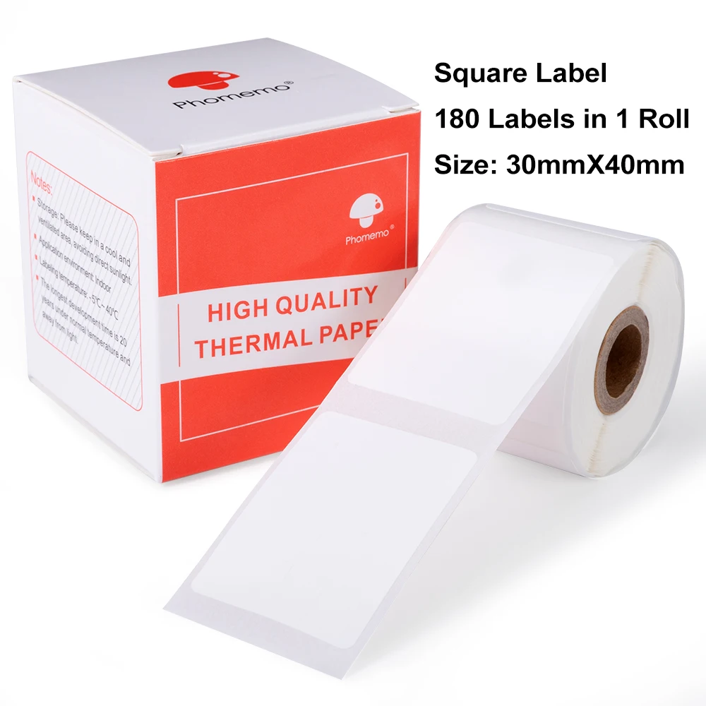 Bright Red On Roll Sale Stickers Labels For Use With Thermal Printers 