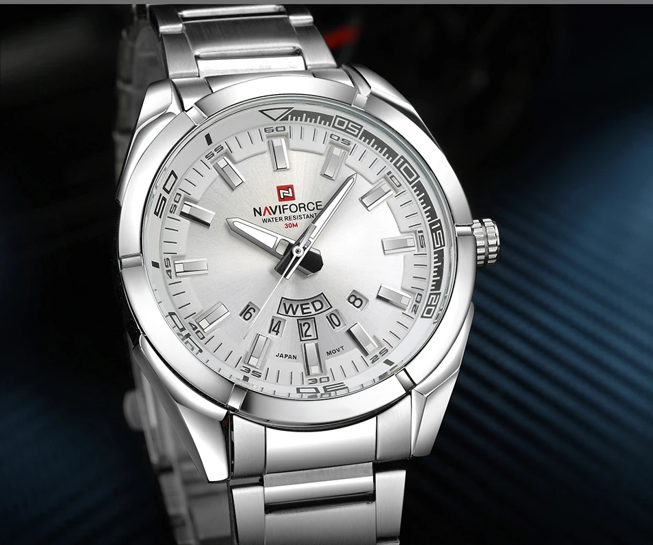 Новейшие NAVIFORCE Лидирующий бренд военные часы мужские модные повседневные спортивные Кварцевые Мужские наручные часы Relogio Masculino