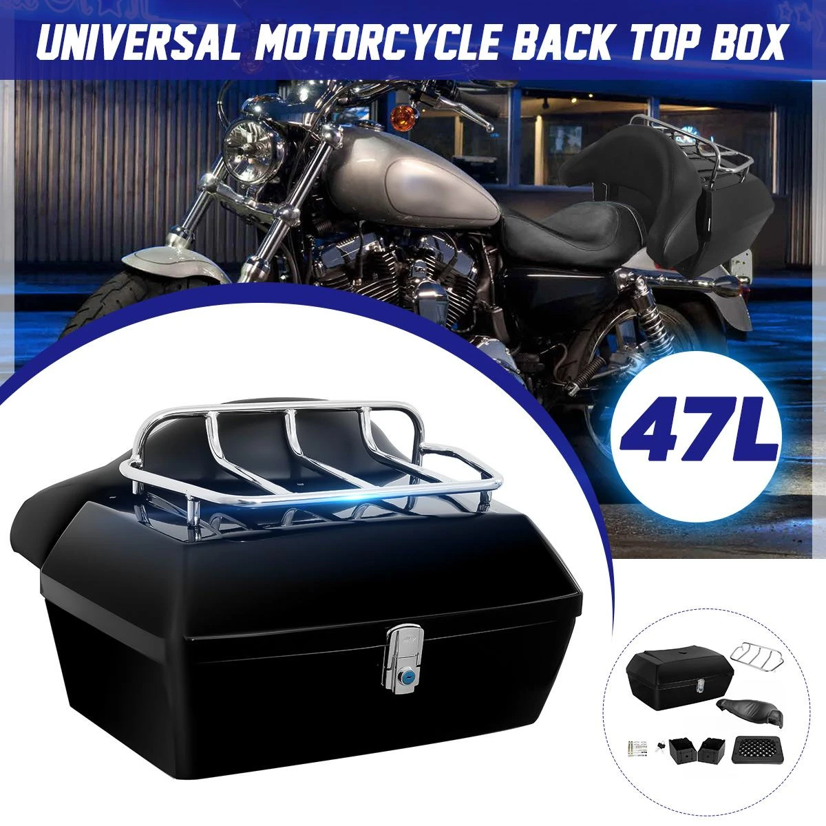 motorbike back boxes