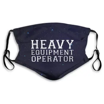 

Heavy Equipment Operator Anti Dust Half Face Mouth Mask with PM2.5 Filters 5 Layers of Protection for Men and Women Black