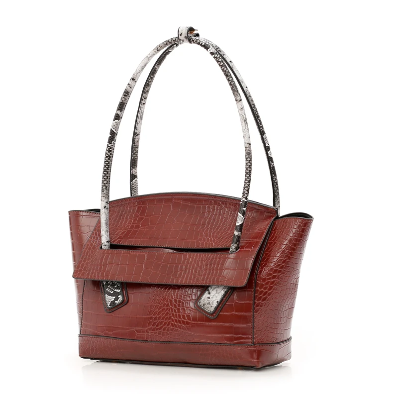 Bolsos Mujer Vintage Alligator Shoulder Bag For Women Luxury Handbags Women Bags Designer Female Chain Crossbody Bags Sac