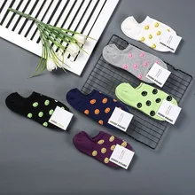 Чистых цветов с принтом смайлика весенние, летние носки, женские хлопковые носки мягкие comforta модная повседневная обувь из дышащей ткани для спорта милые Веселые