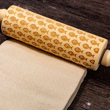 Маленькая рыбка рельефная деревянная Скалка