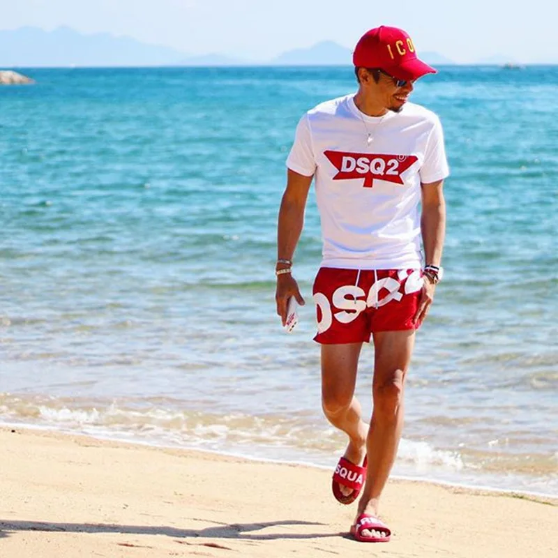 New Quick Dry Mens Letter printing Beach Shorts Summer Board Surf Short Swim Trunks Running Gym Man Elastic Sports Shorts#S040 New Quick Dry Mens Letter printing Beach Shorts Summer Board Surf Short Swim Trunks Running Gym Man Elastic Sports Shorts#S040