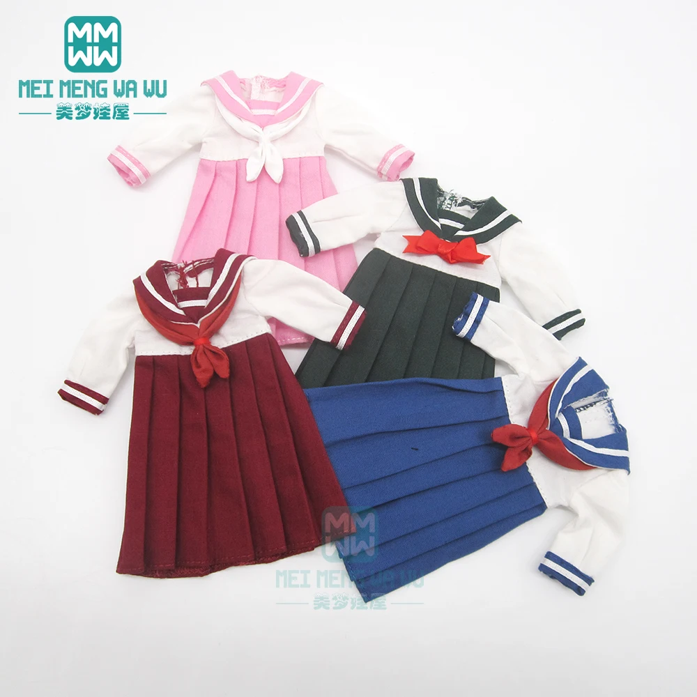Blyth Doll Clothes fashion School uniform Lace socks, leather shoes for Blyth Azone OB23 OB24 1/6 doll accessories