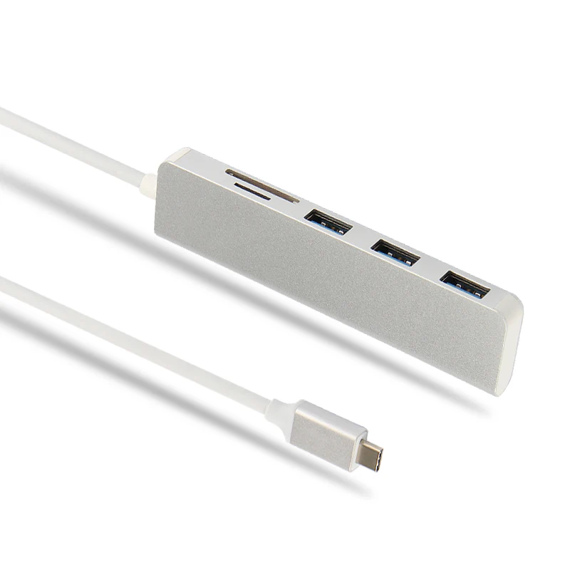 AJIUYU usb-хаб C концентратор для нескольких USB 3,0 HDMI адаптер док-станция для MacBook Pro Air Аксессуары USB-C type C 3,1 разветвитель порт USB C концентратор