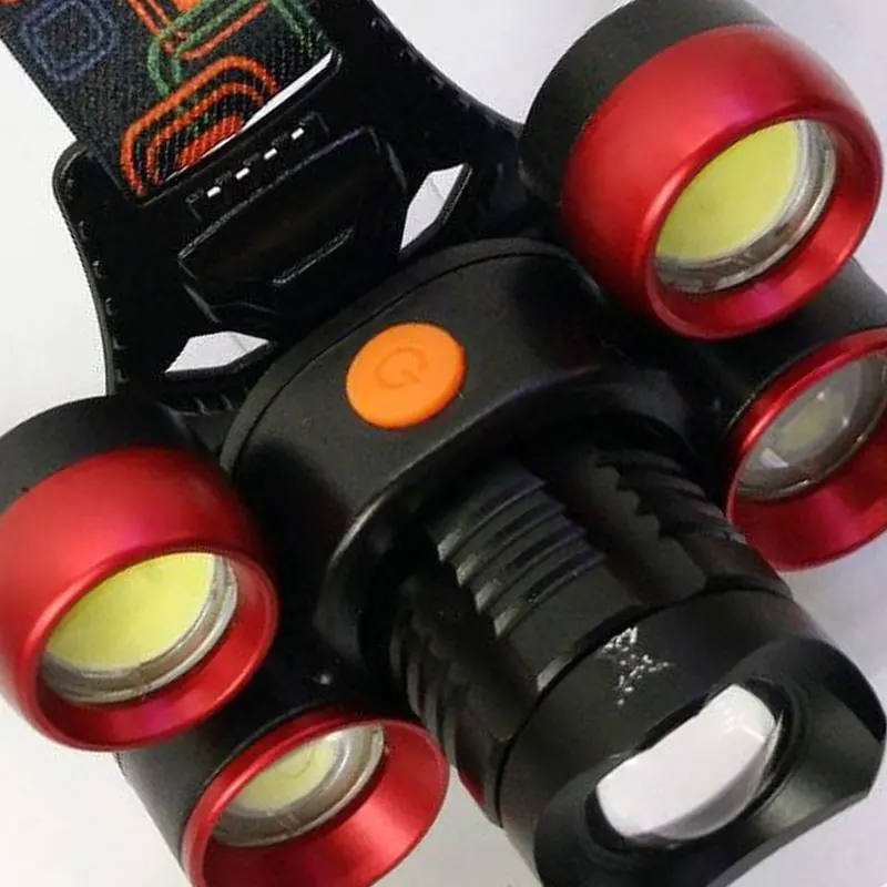 

The new T6*COB outdoor strong light rechargeable folding head-mounted long-range aircraft head fishing headlight field explorati