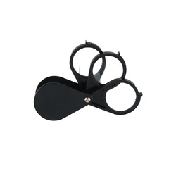 XUQIAN High Quality 2pcs 5.5*2.5cm with Pocket Handheld Portable Eye Loupe Jewelry Magnifying Glass L0017