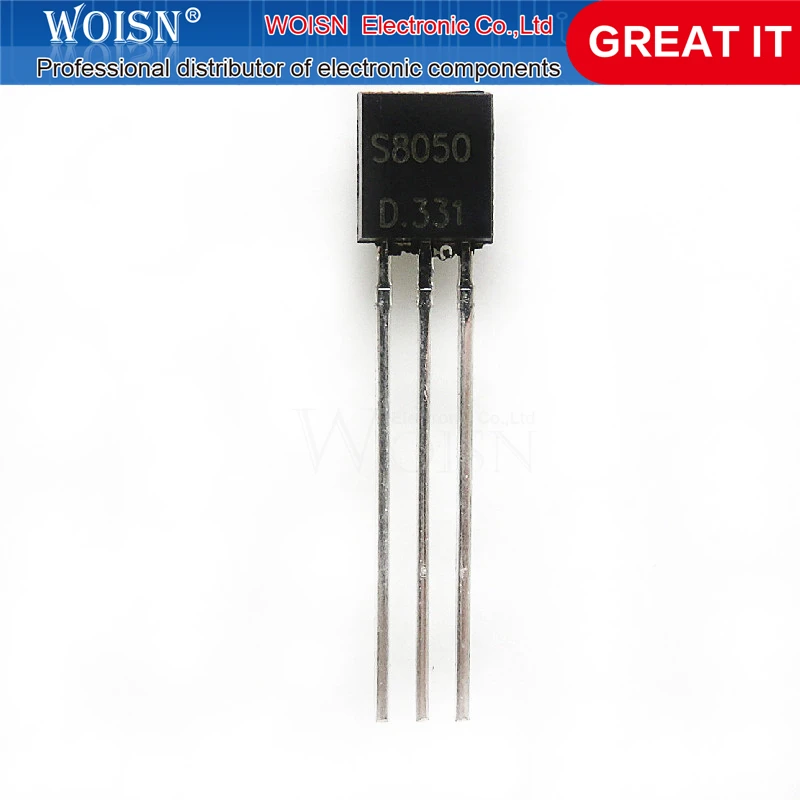50pcs/lot Transistor S8050 S8050D 8050 D331 NPN TO92 Package IVAN new In Stock | Электронные компоненты и