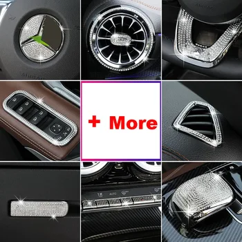 

Diamond sticker For Mercedes Benz A class W177 V177 A200 A180 2019+ car Interior decoration accessories sticker