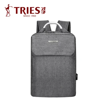 

Tries 2020 Fashion Gray Travel Casual Business Traveling Backpack Men Sport A4 Laptop Street Anti Theft Bag Pack Nylon Backpack