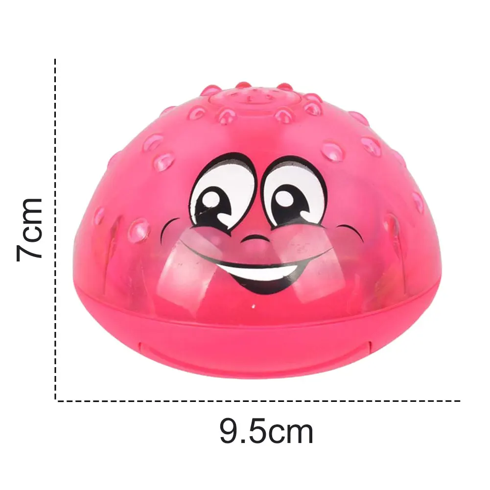 Funny Infant Bath Toys Baby Electric Induction Sprinkler Ball with Light Music Children Water Play Ball Bathing Toys Kids Gifts