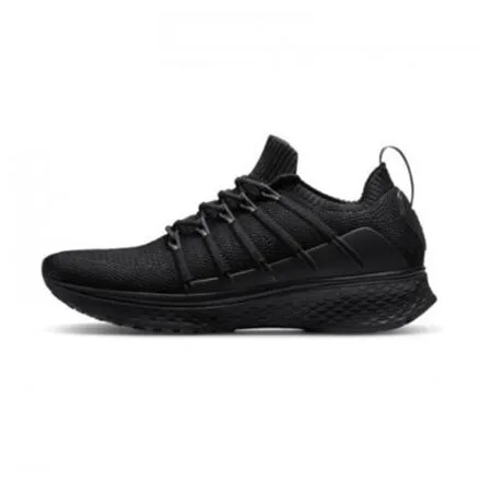 Black Size40 Новинка Xiaomi Mijia 2 Sneaker Smart Sports Uni-moulding Techinique Fishbone Lock system эластичная вязанная амортизирующая подошва - Цвет: Black Size40