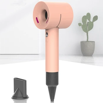 

HOT！-2 Pcs Hair Dryer Case Cover for Dyson Soft Silicone Gel Protective Skin Cover-Orange & Blue