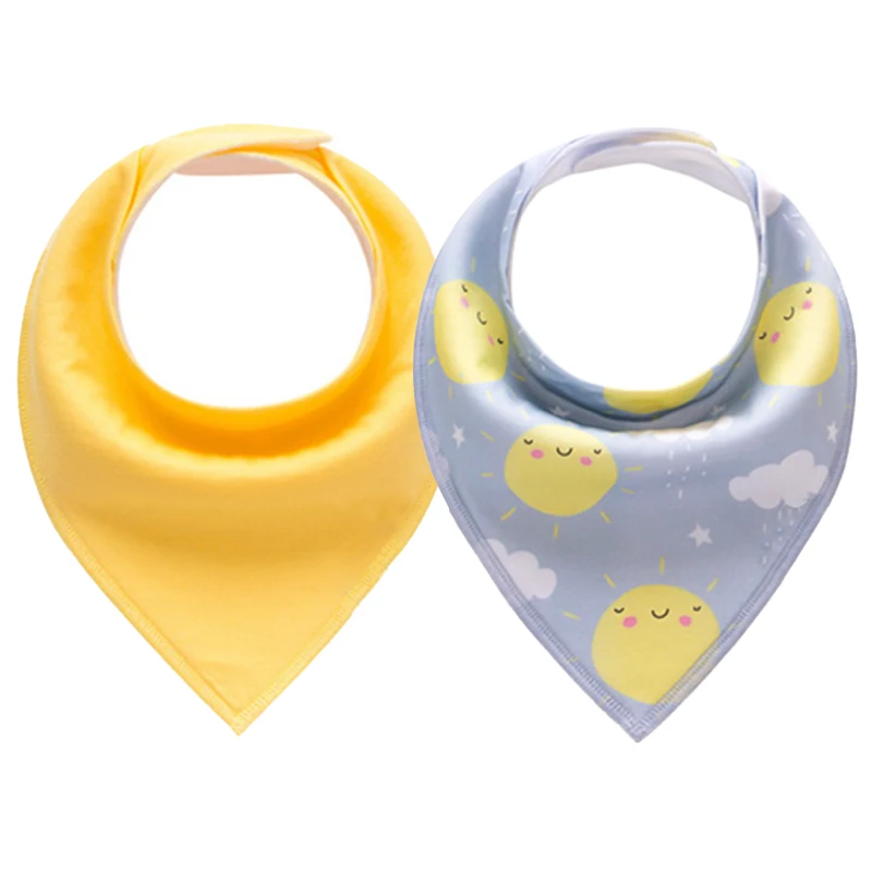 Дропшиппинг Infantil 2 шт/лот хлопок детские нагрудники бандана для новорожденных Babador милый кормящий слюнявчик полотенце для малышей - Цвет: color 15