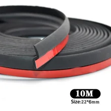 

2022 10M Car Door Seal Strip Z Type Shaped Trim Noise Insulation Epdm Weatherstrip Universal Rubber Seal For Internal