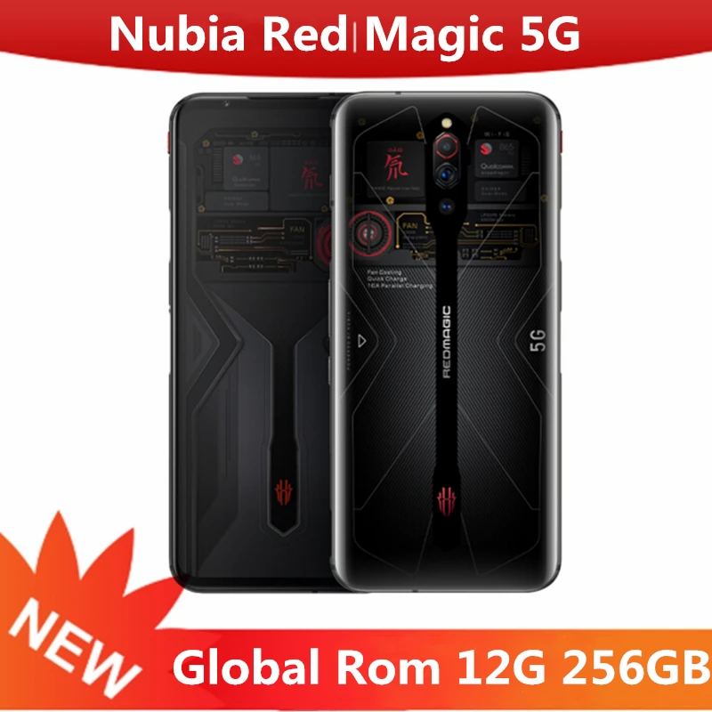 Игровой 5G Nubia Red Magic мобильный телефон глобальная прошивка Android 10 Snapdragon 865 6 65 дюйма