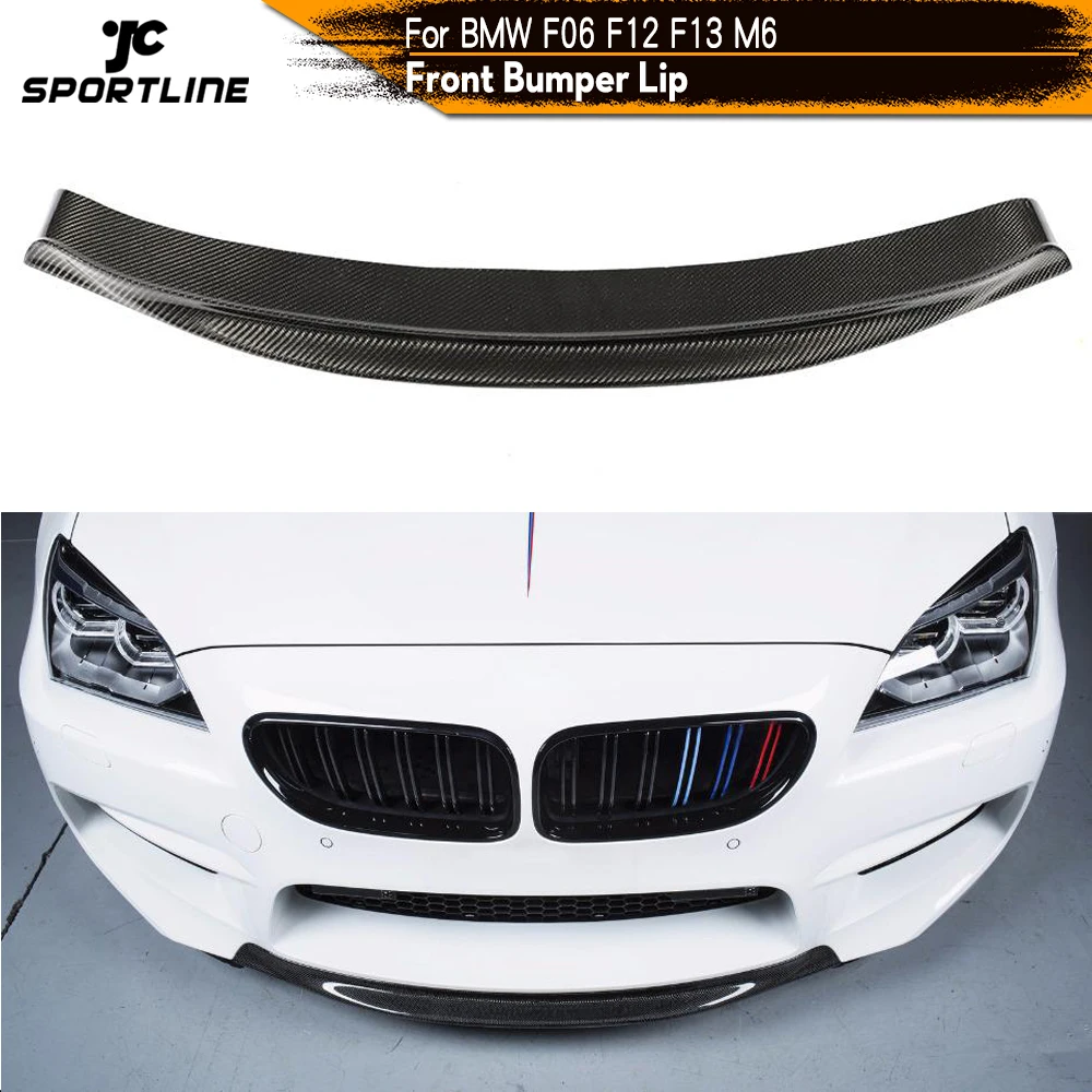 Передний бампер из углеродного волокна спойлер разветвители для BMW 6 серии F12 F13 F06