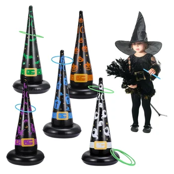 

20pcs Ring Toss Toy Witch Hat Beach Party Toys for Halloween