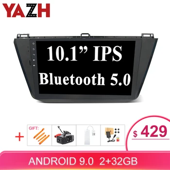

YAZH 1 Din Android 9.0 Car Unit Radio For VolksWagen Tiguan 2017 With 10" IPS Display / Mirror Link/ Carplay / Bluetooth 5.0