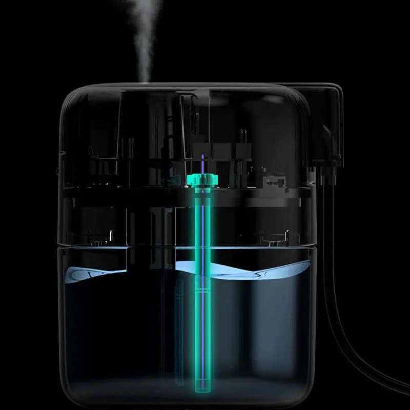 DEKAXI 420 мл большой объем опрыскиватель USB Настольный увлажнитель бесшумный очиститель воздуха сенсорный выключатель Умный анти-сухой дизайн бытовой
