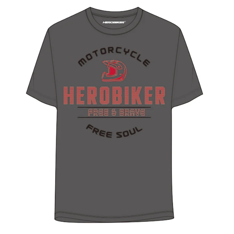 HEROBIKER летняя футболка для мотогонок короткая футболка мужская футболка для мотокросса Спортивная футболка модная быстросохнущая футболка