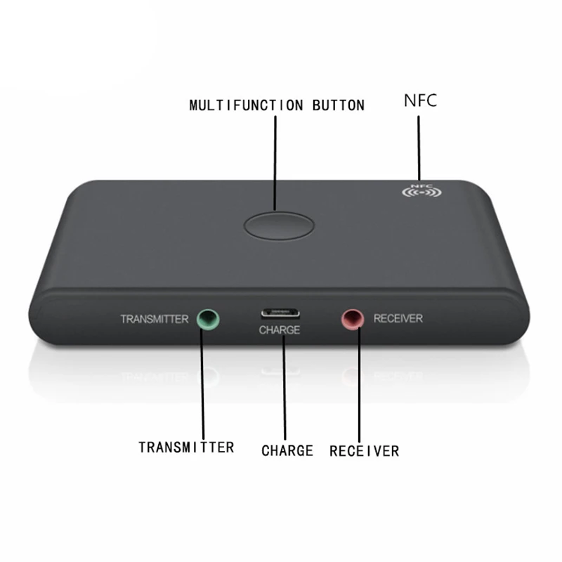 2 In 1 Wireless Adapter Receiver Transmitter Bluetooth 4 2 Adapter Music for TV Headphones Speakers