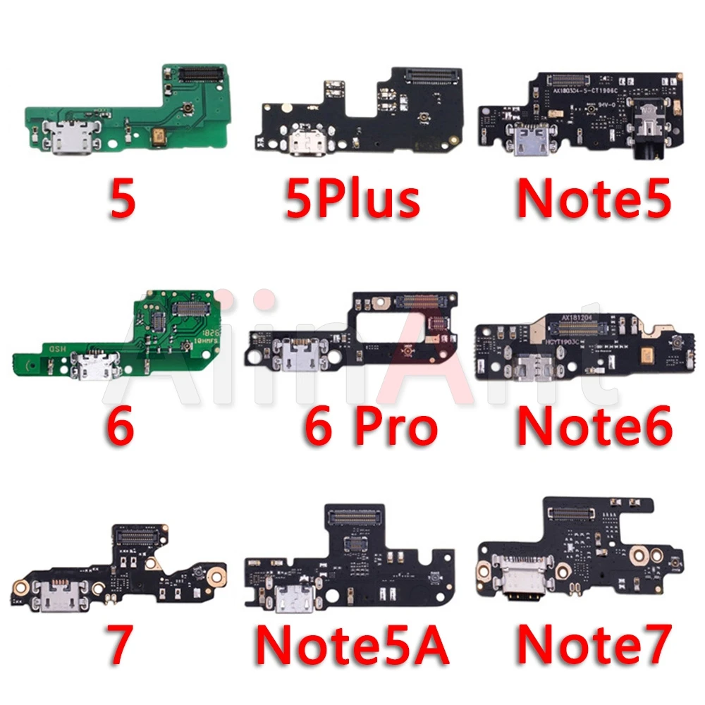 USB Дата зарядный порт зарядное устройство док-разъем гибкий кабель для Xiaomi mi Red mi Note 5 5A 6 7 Plus Pro Global Repair порты