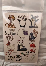 Novedad de verano estilo tatuaje pegatinas luminoso sirena pegatina con figura de unicornio Sweatproof impermeable de tatuaje temporal de las mujeres tatuajes para niño