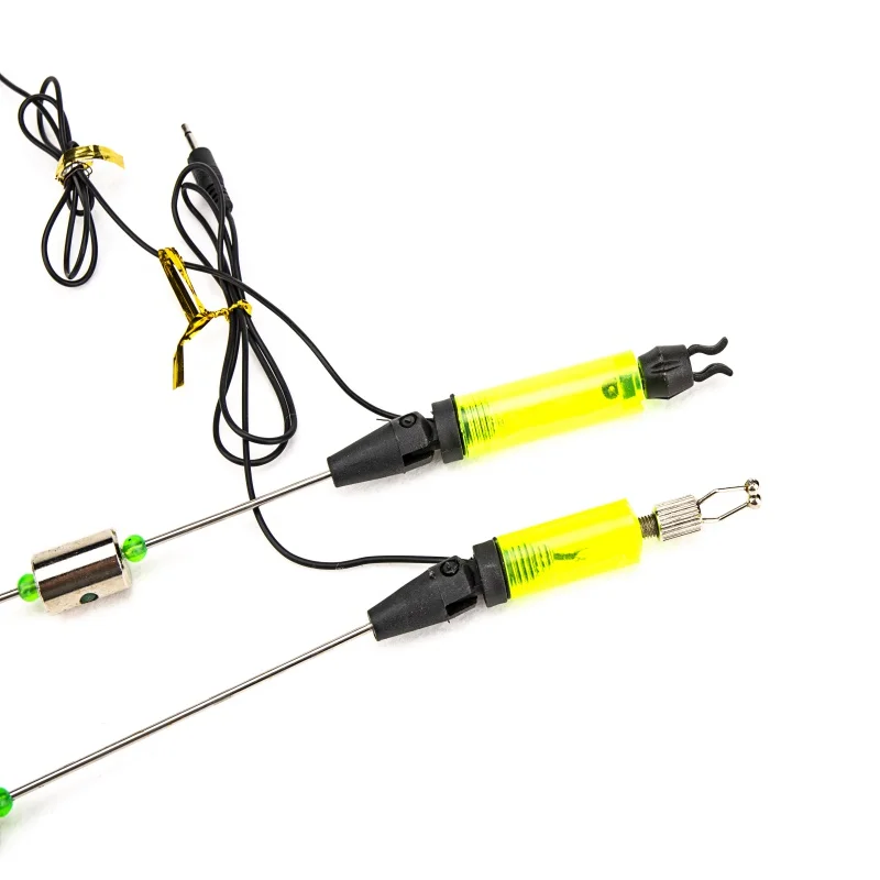 

Outdoor Fishing Alarm Iron Fishing Bite Hanger Swinger LED Illuminated Indicator Fishing Tackle Tools