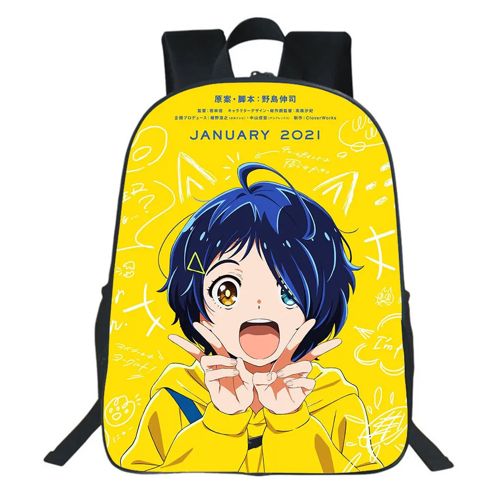 Wonder Egg Priority Backpack Boy Girl Bag Teenager Bookbag Students School Bags Anime Cosplay Kid Casual Daypacks | Багаж и сумки
