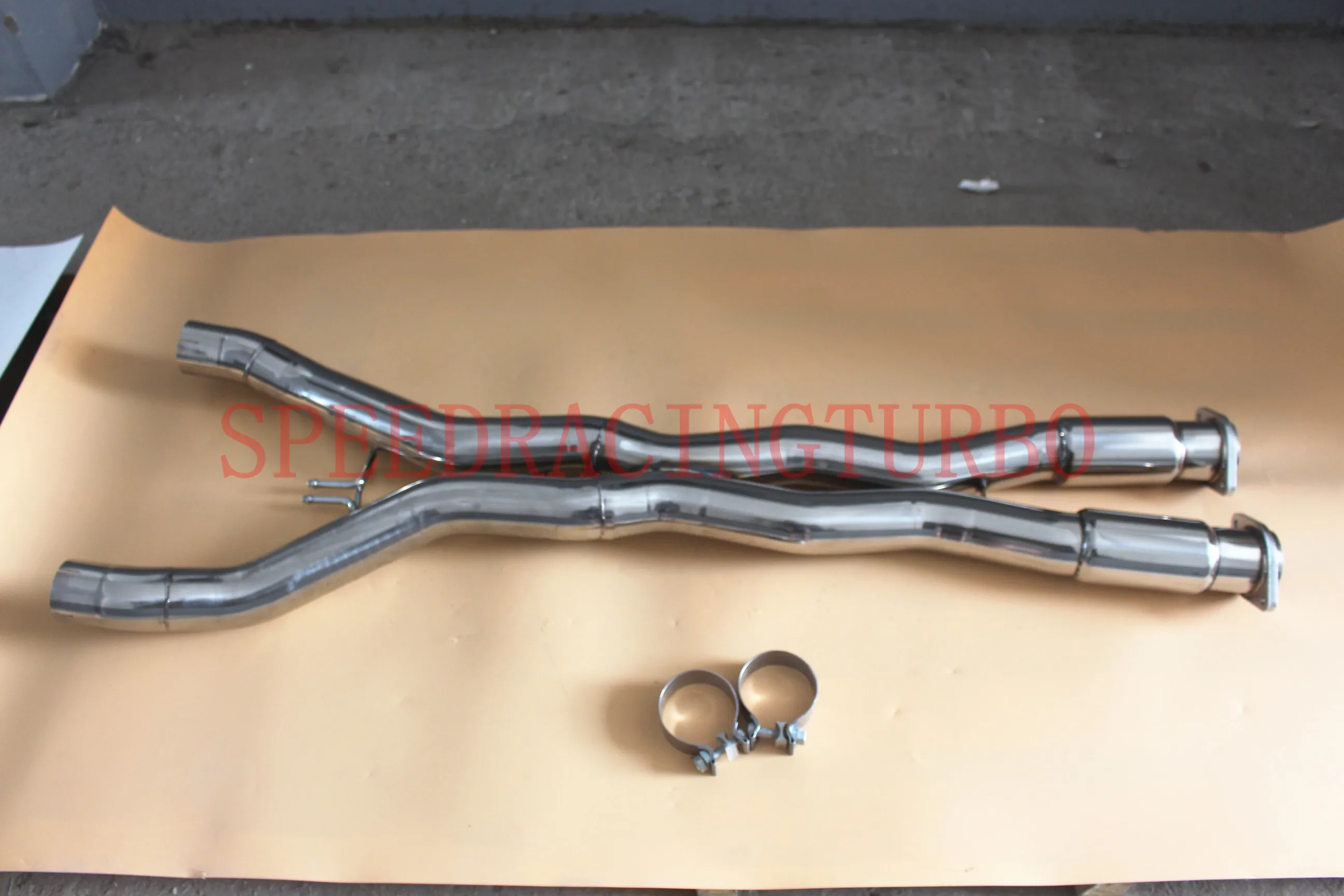 Exhaust Mid Cross X-Pipe for 05-13 Corvette C6 Z06 LS2 LS3 V8 Downpipe Catback
