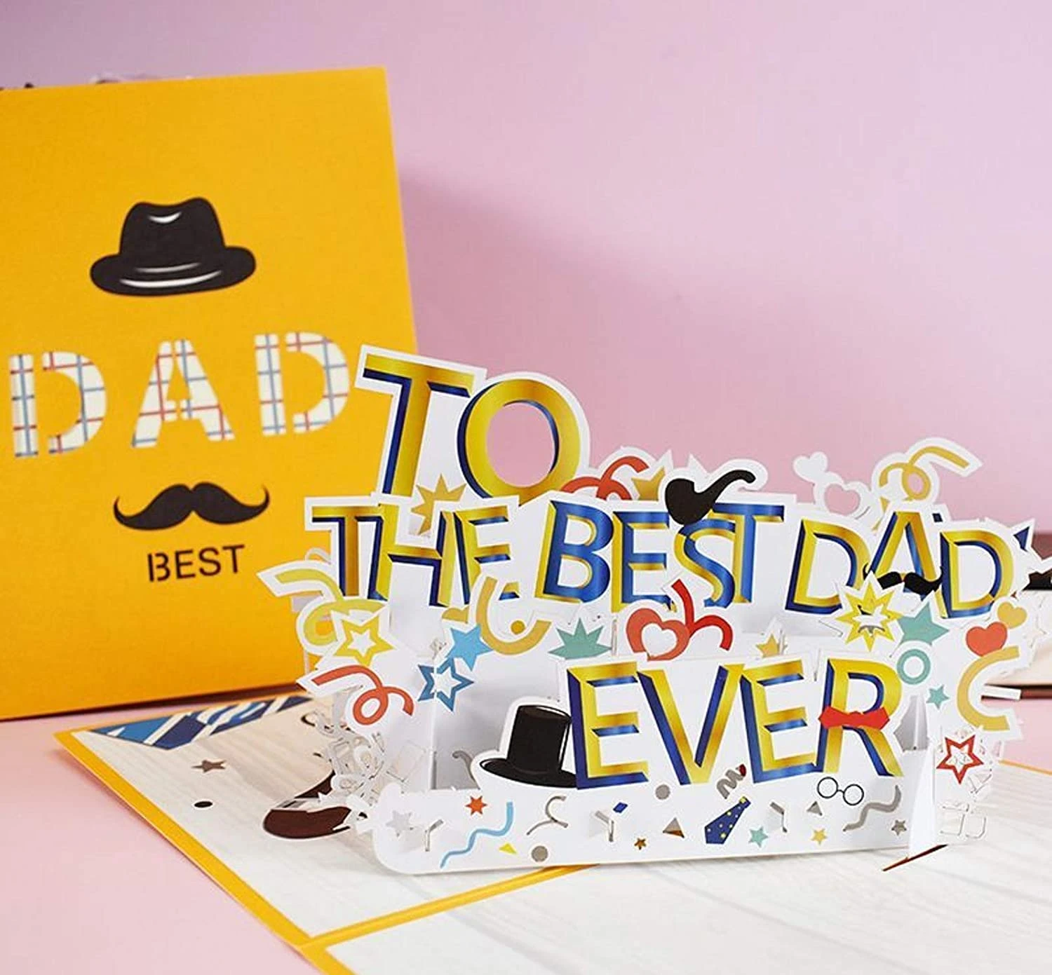 Happy Fathers Day Card 18d Pop-up Birthday Cards For Dad Handmade Gift  Greeting Card With Envelope