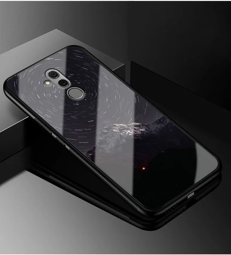 Чехол для huawei mate 20 Lite, жесткое стекло для ПК, чехол для телефона, черный бампер из ТПУ, чехол для huawei mate 20 Lite mate 20 20 Pro, чехол Coque - Цвет: 07
