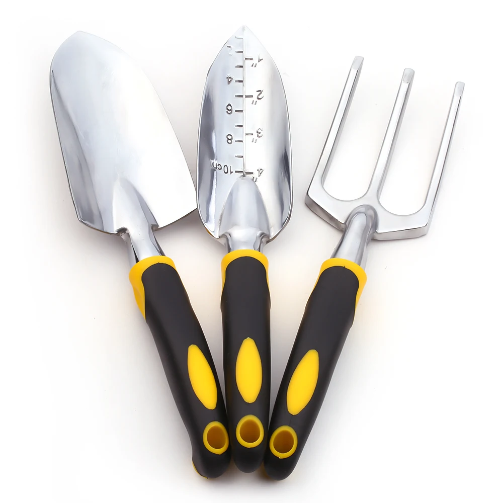 

Gardening Tool Set for Digging Planting Gardening Kit 5 Pieces Pieces with Heavy Duty Cast-aluminum Heads