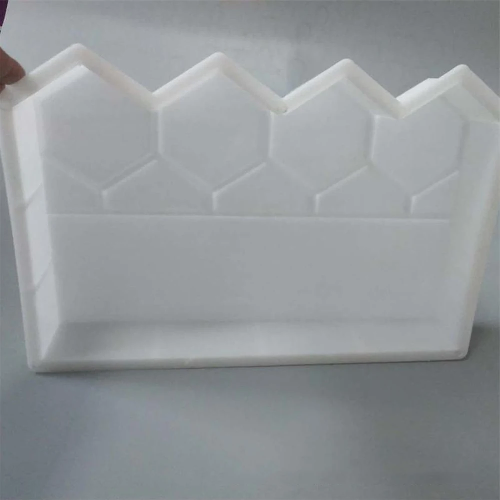 Садовый Забор каменная дорога DIY газон многоразовая цементная форма для кирпича Цветочная кровать античный прочный проложить делая пластиковый бетонный Декор