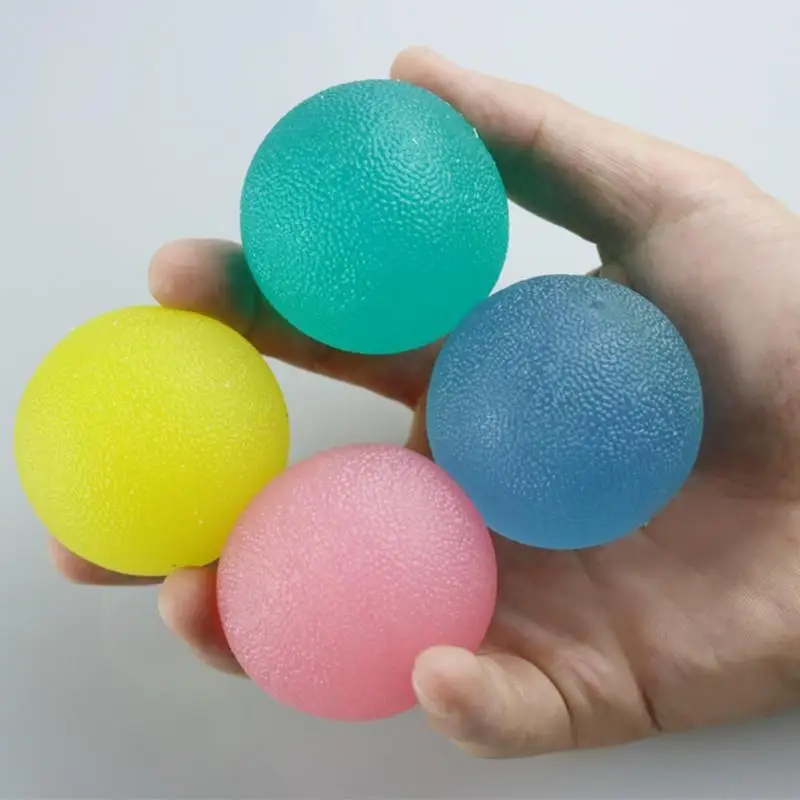 Massage Therapy Grip Ball for Hand Finger Strength Exercise Stress Relief Tools 