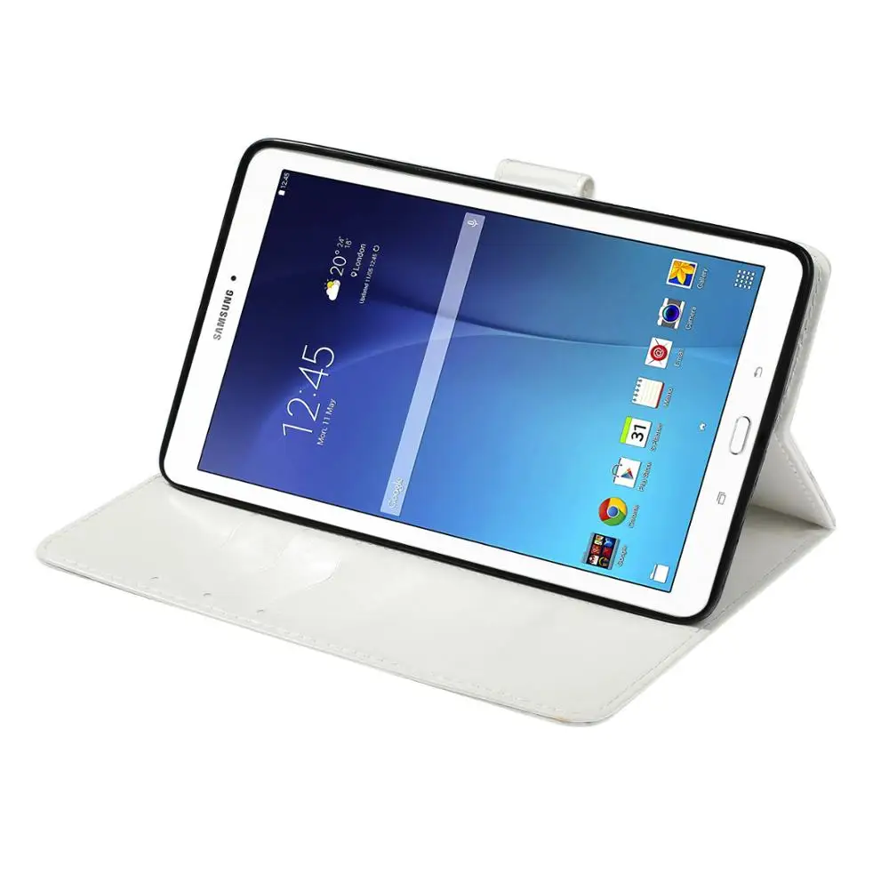 Чехол для планшета, чехол для Samsung Galaxy Tab E 9,6 T560 T561, чехол с милым рисунком совы, Кожаный противоударный чехол