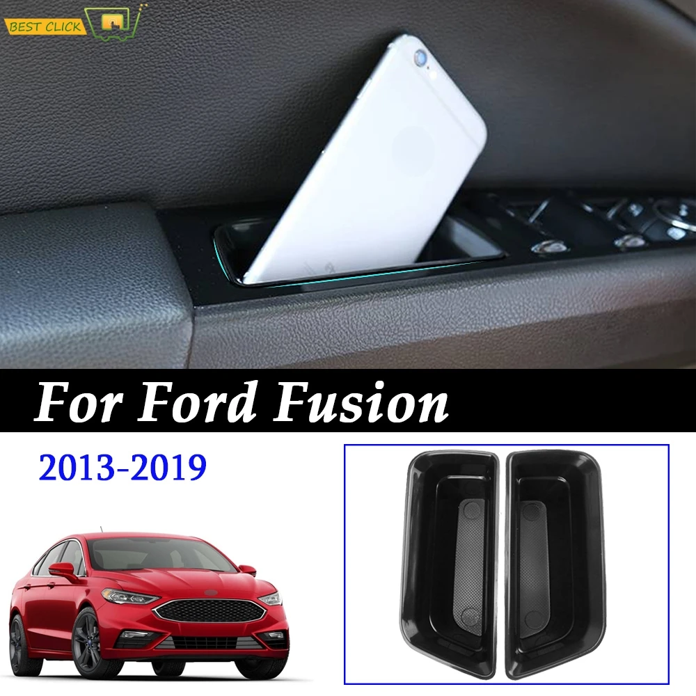 Happy Shop Armrest Storage Box Car Accessories Interior Front//Rear Door Storage Box Armrest Handle Container Holder for Ford Ecosport 2018 2019 interior